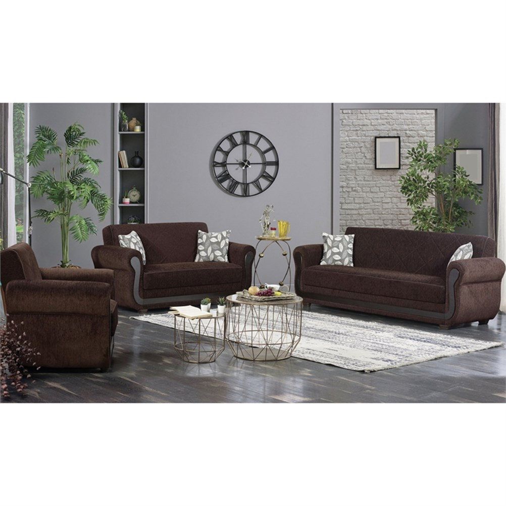 Beyan Signature Sunrise 41" Chenille Convertible Sleeper Chair In Brown ... with Maximizing Your Living Room Layout with a Convertible Sofa
