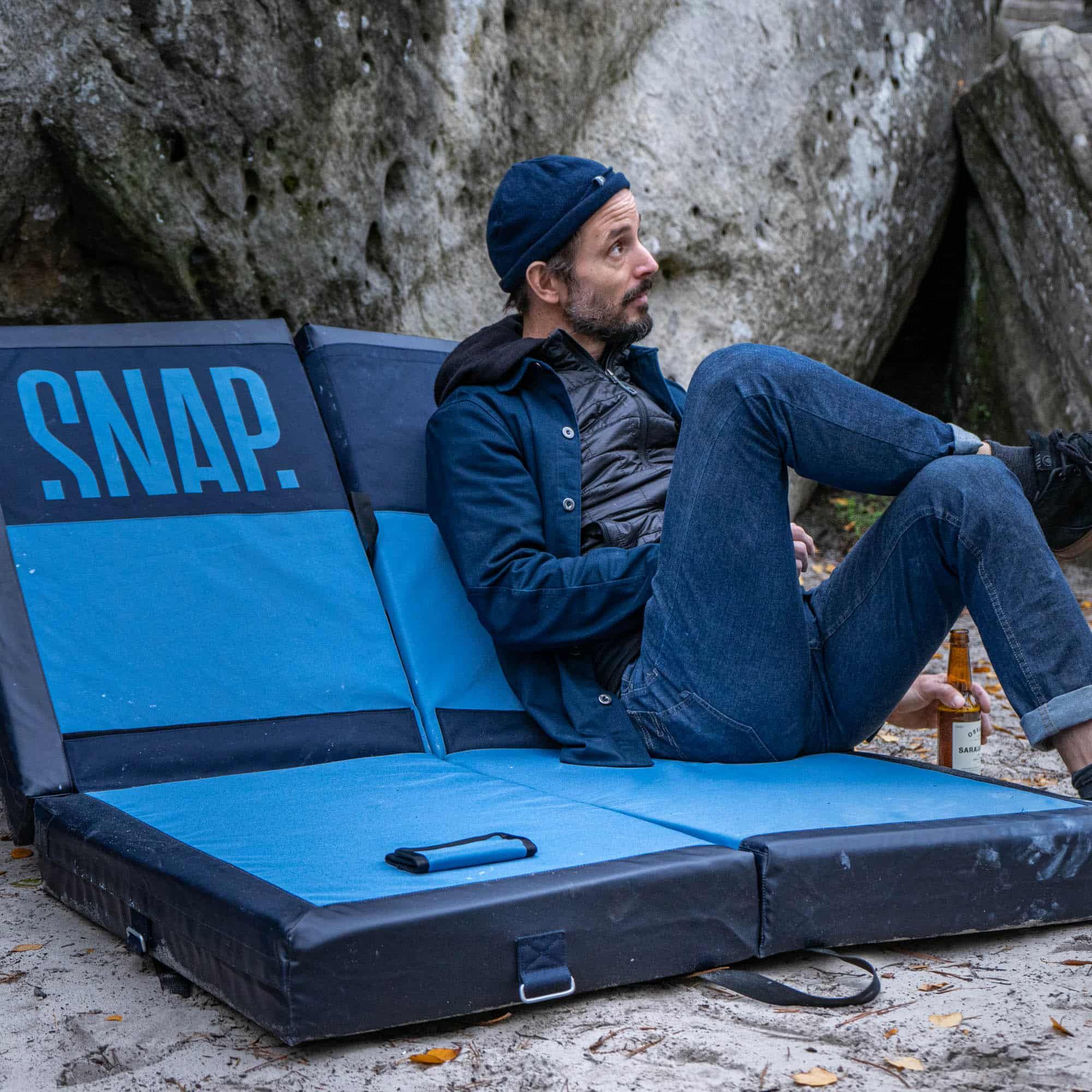 Bounce | Snap Climbingsnap Climbing pertaining to Crash Pad Sleep Sofa, Sorrento Dress Blues