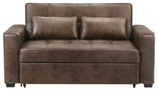 Brooklyn Sofa Sleeper, Walnut, Queen - Contemporary - Sleeper Sofas ... within Brooklyn Sofa Sleeper, Walnut, Queen