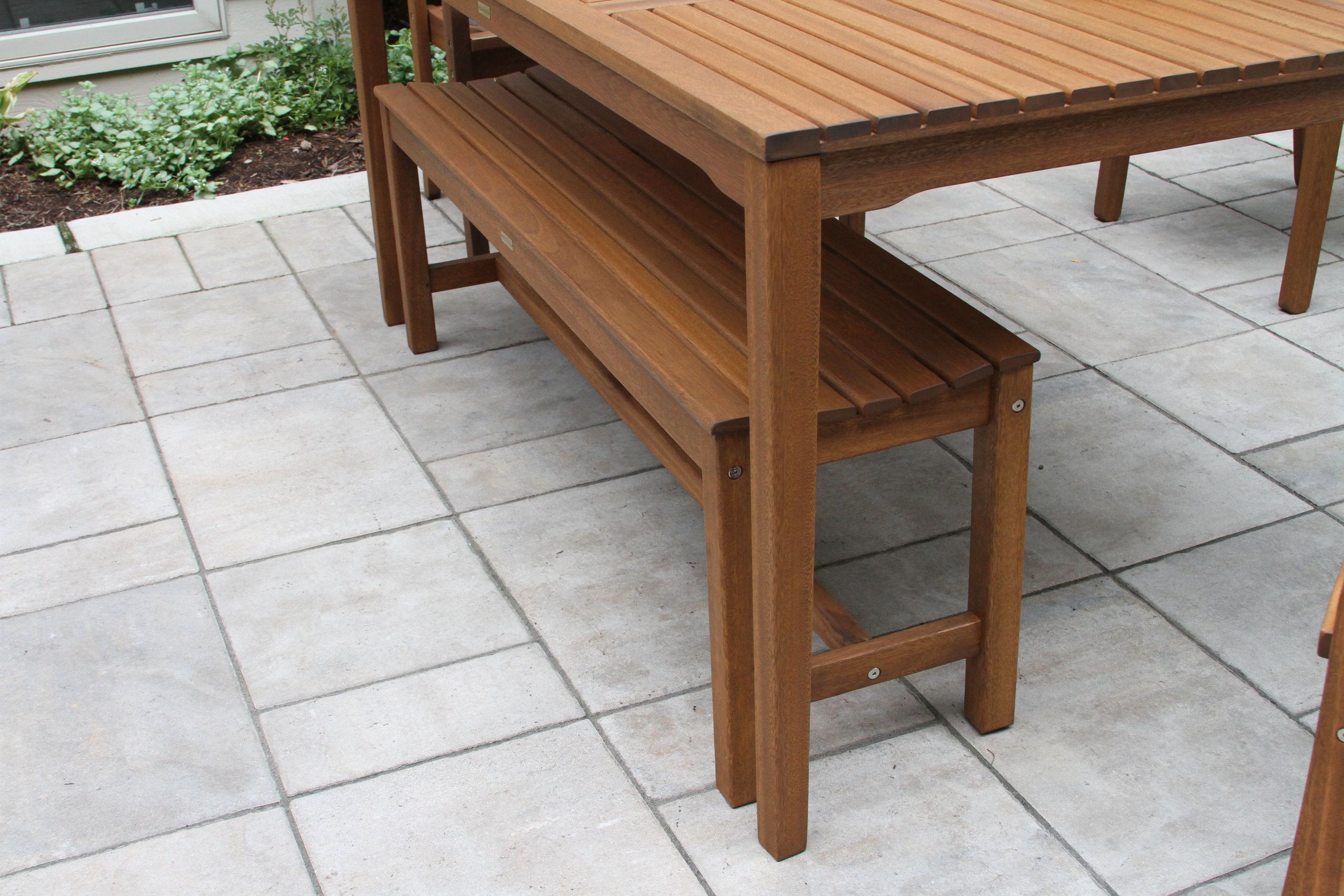 Catania 6-Piece Sling And Eucalyptus Dining Set - Tropical - Outdoor ... with regard to Catania 6-Piece Sling And Eucalyptus Dining Set