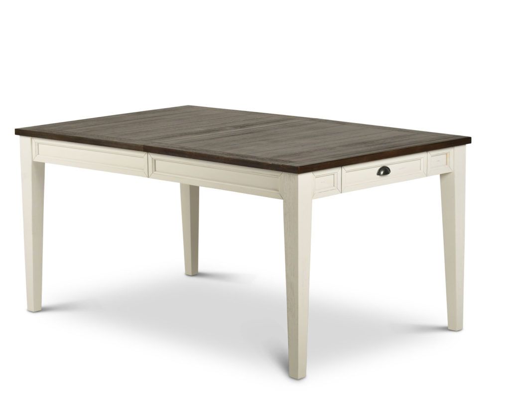 Cayla 64-80 Inch Table W/16" Leaf - Dark Oak& White - Steve Silver Company in Achieving a Balanced Aesthetic with the Cayla Sofa Table Dark Oak/White