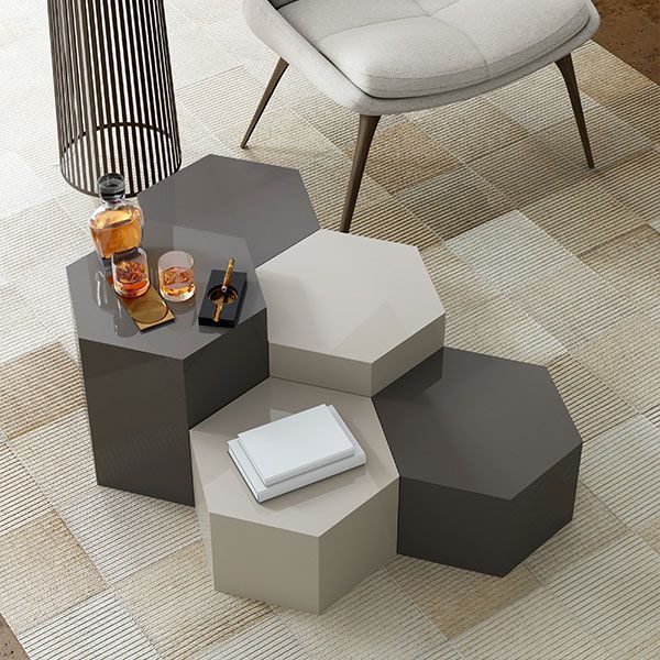 Centre 14In. Occasional Table In Glossy Dark Gull Gray | Coffee Table ... pertaining to Understanding the Versatility of Glossy Dark Gull Gray in Interior Spaces
