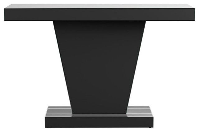 Coaster Contemporary Wood Rectangular Console Table In Silver ... with Coaster Contemporary Wood Rectangular Console Table In Silver