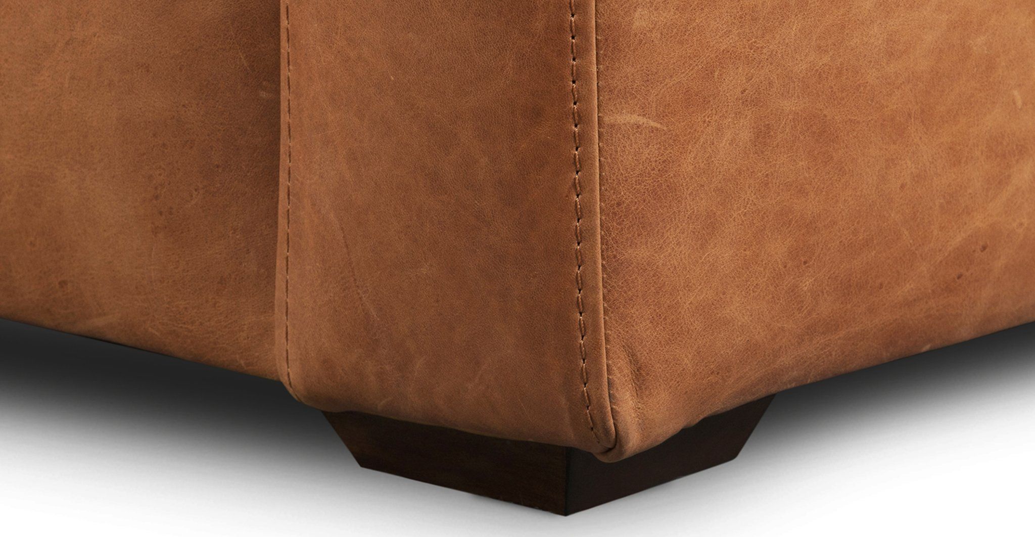 Cognac Tan Napa Leather Mahogany Finish 82" Pull-Out Convertible ... inside Comfort and Functionality in Modern Living Spaces