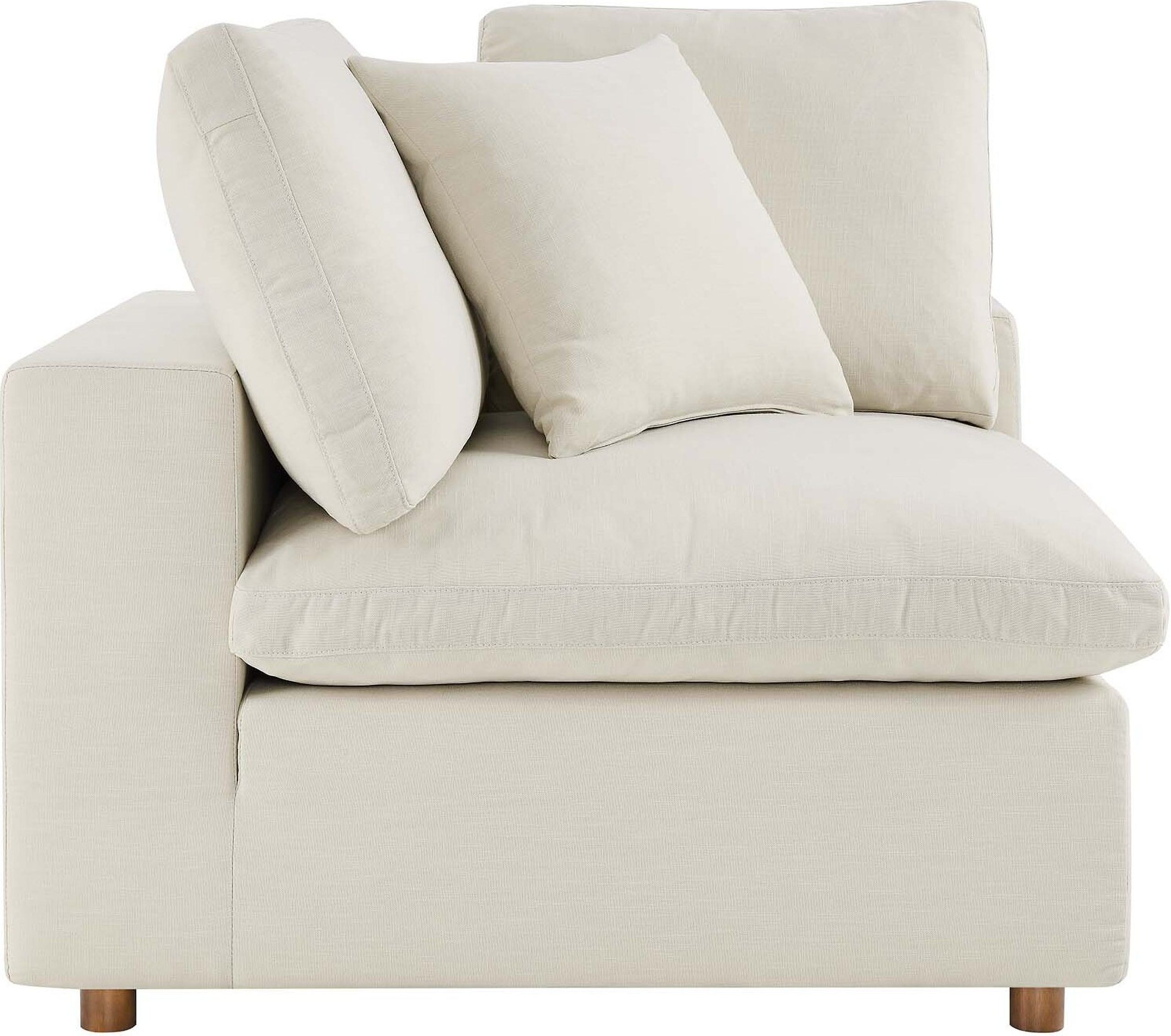 Commix Down Filled Overstuffed 6-Piece Sectional Sofa In Light Beige ... with regard to The Art of Comfort How the Commix Sleeper Sofa Elevates Your Living Room