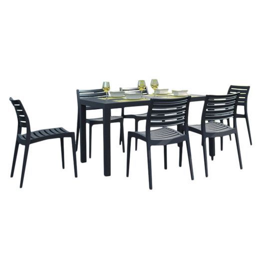 Compamia Ares 7 Piece Outdoor Dining Set with regard to Compamia California 7-Piece Outdoor Seating Set, White
