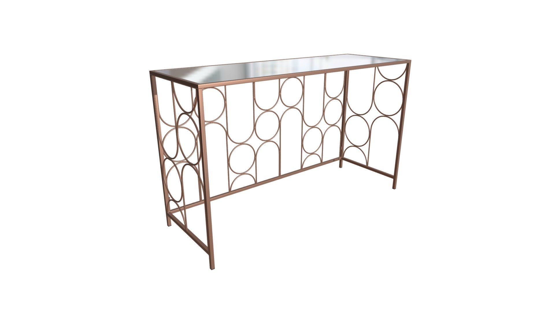 Convale Console Table Bronze - 109836 - Buy Royalty Free 3D Model By ... throughout Understanding the Timeless Appeal of Bronze Console Tables