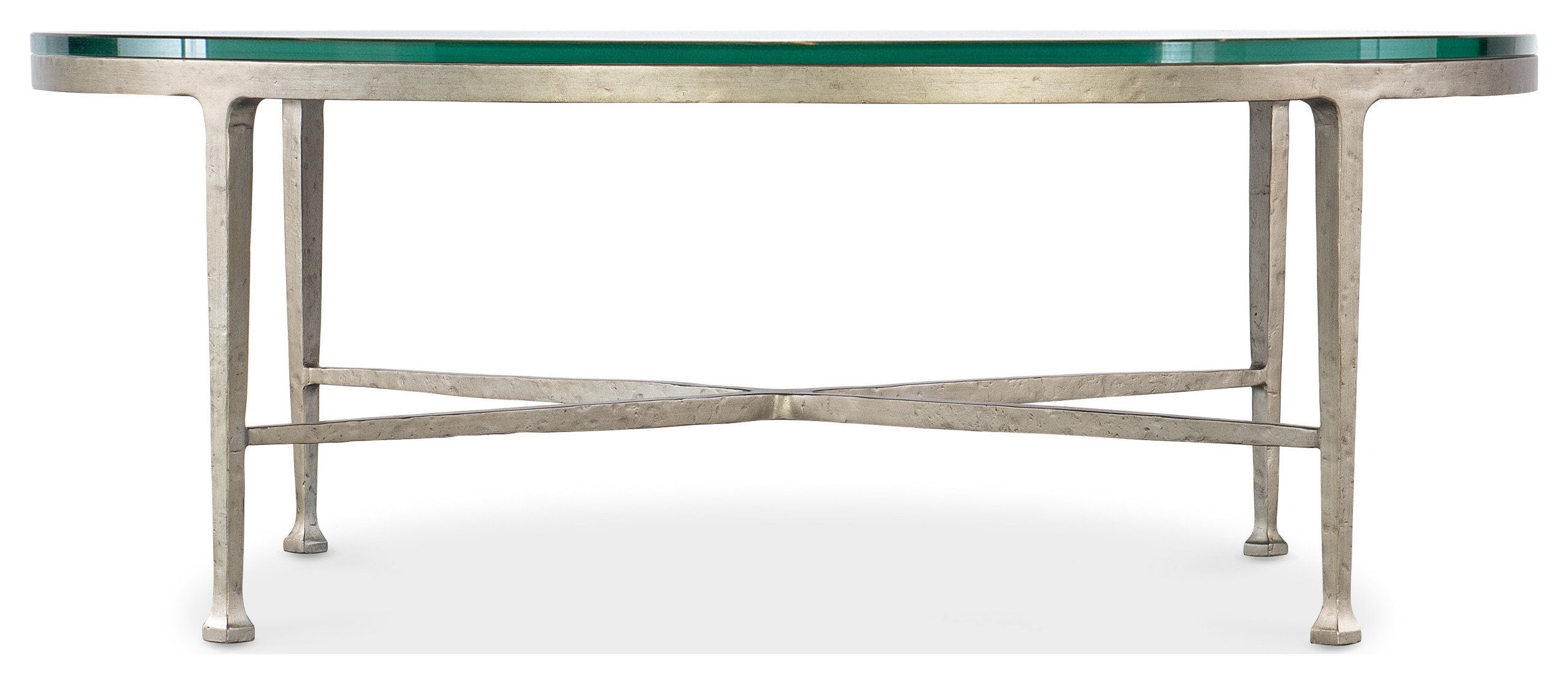 Cora Glass Top Round Coffee Table - Contemporary - Coffee Tables - By ... throughout Cora Glass Top Console Table