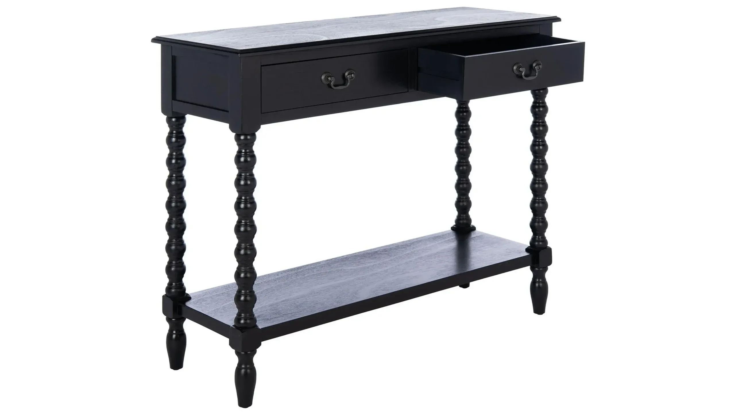 Corbyn 2 Drawer Console Table | Raymour & Flanigan within How to Choose the Right Dean 2 Drawer Console Cof5701B for Your Space