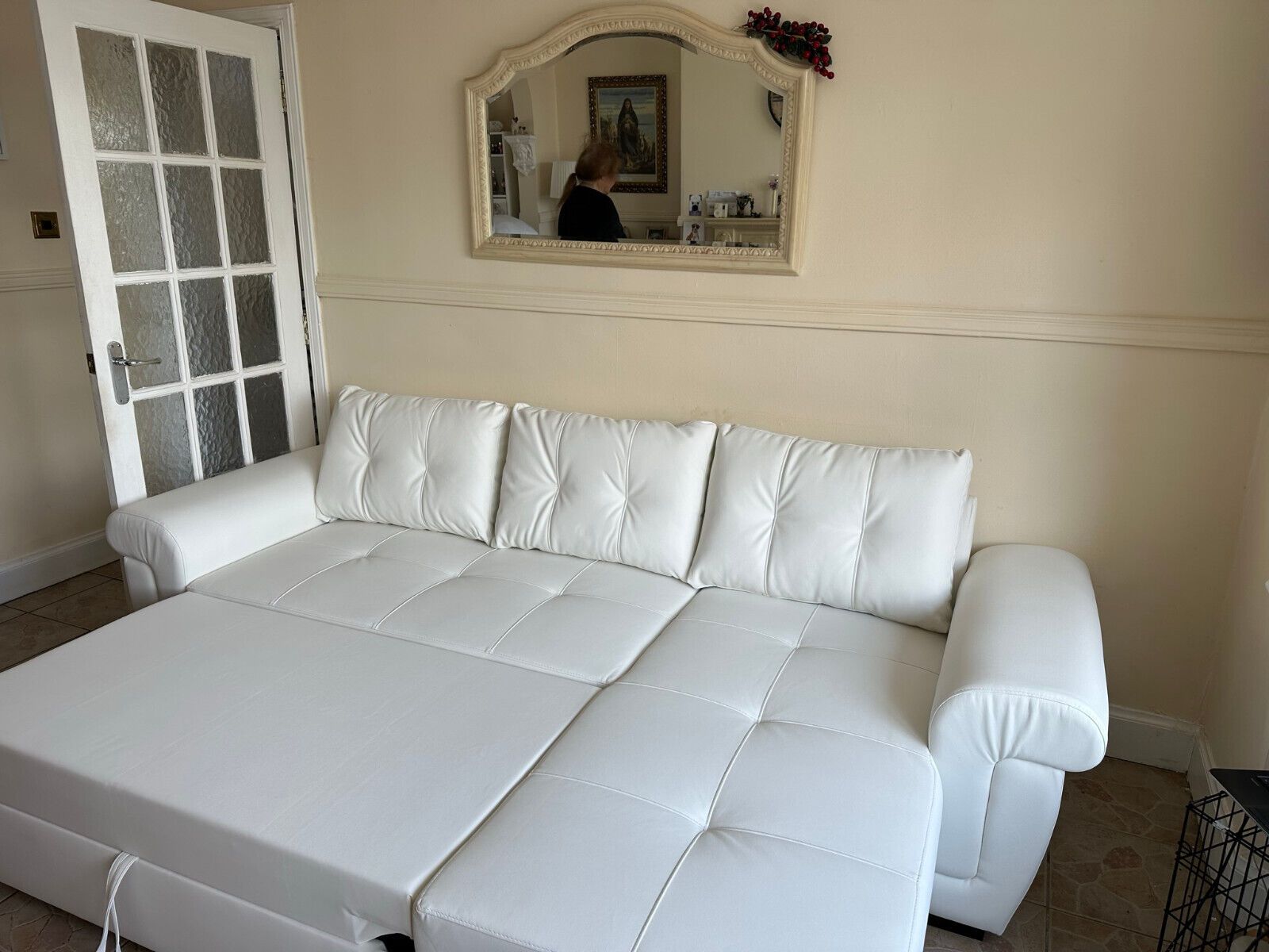 Corner Sofa Bed White Leather | Cabinets Matttroy pertaining to Why a White Rue Sofa Bed Might Be Your Next Smart Furniture Choice