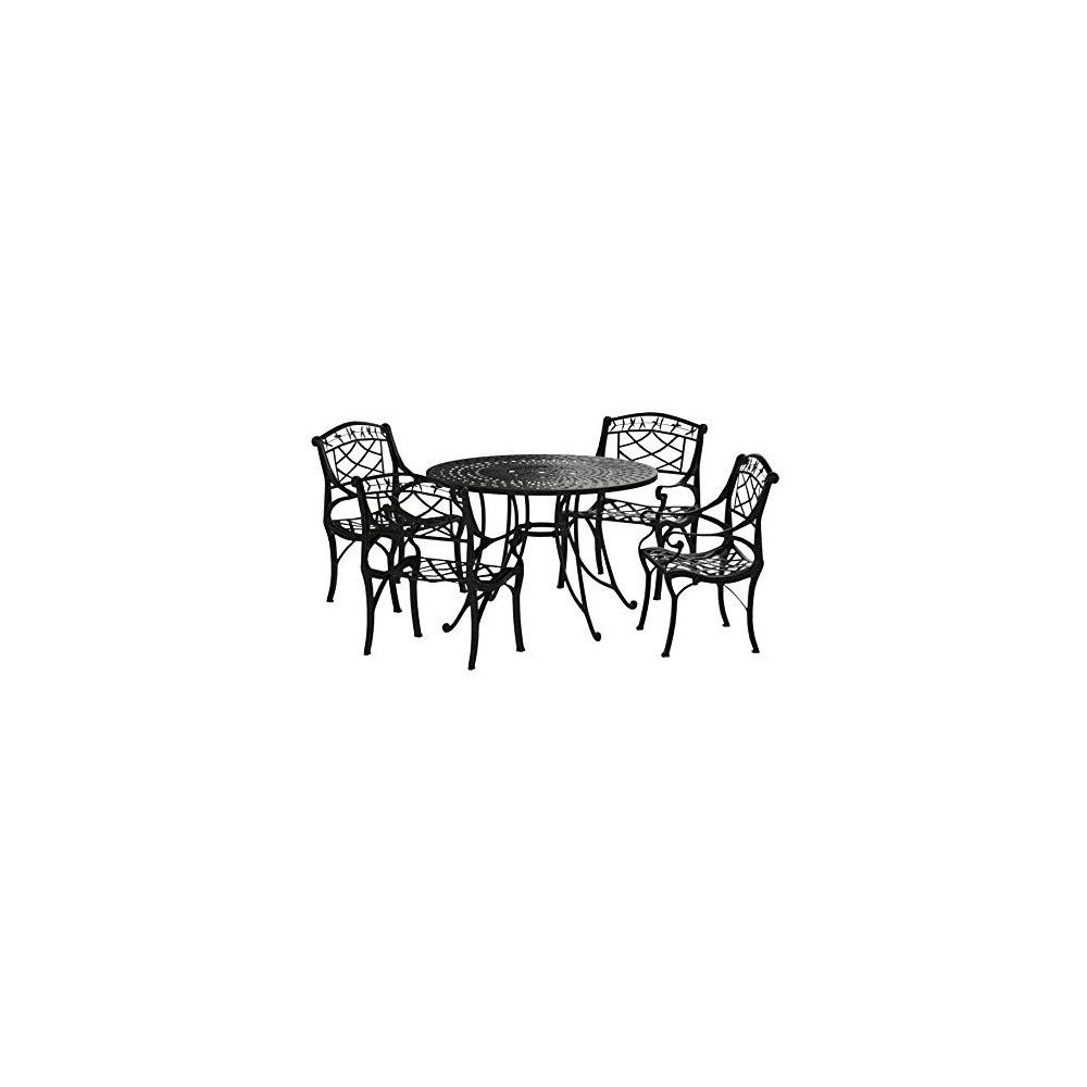 Crosley Furniture Kod6001Bk Sedona 5-Piece Solid-Cast Aluminum with regard to Sedona 46" 5-Piece Cast Aluminum Outdoor Dining Set