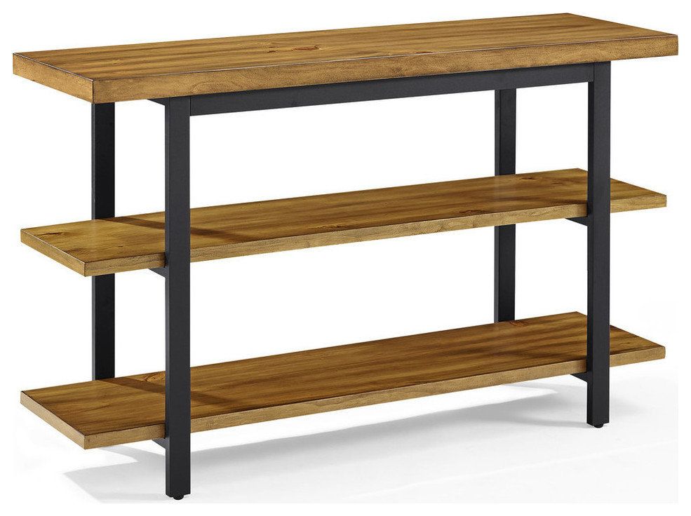 Crosley Roots Open Console, Natural - Transitional - Console Tables ... in Understanding the Design Elements of Modern Console Tables