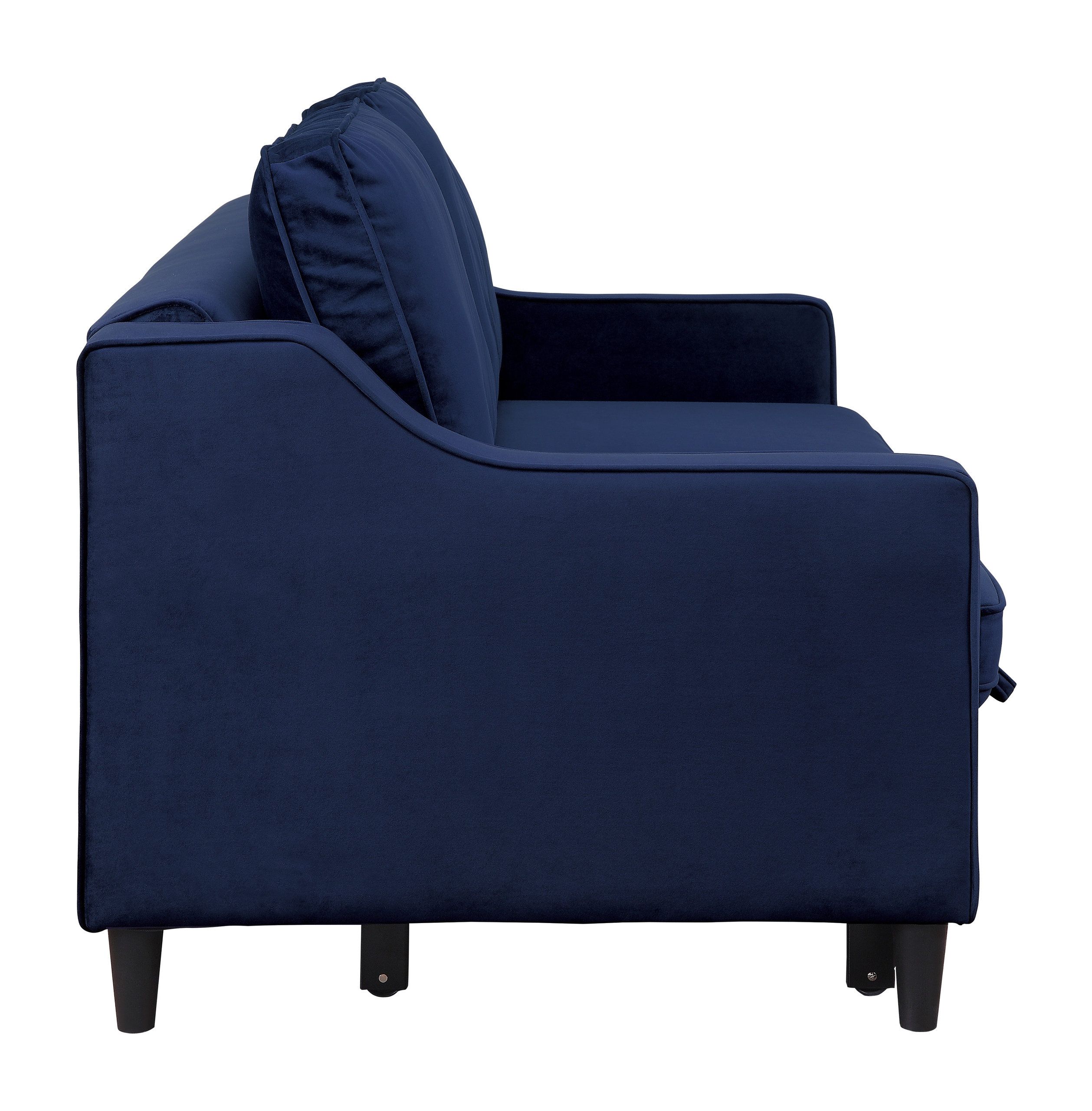 Dickinson Convertible Studio Sofa With Pull-Out Bed - Midcentury ... within Dickinson Convertible Studio Sofa With Pull-Out Bed, Cobblestone