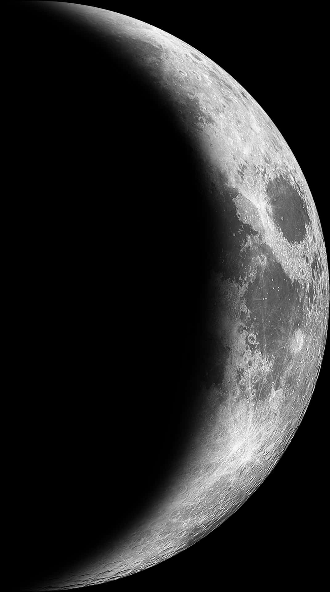 Download Crescent Moon Closeup | Wallpapers.com with How Crescent Nesting Tables Can Transform Your Living Space