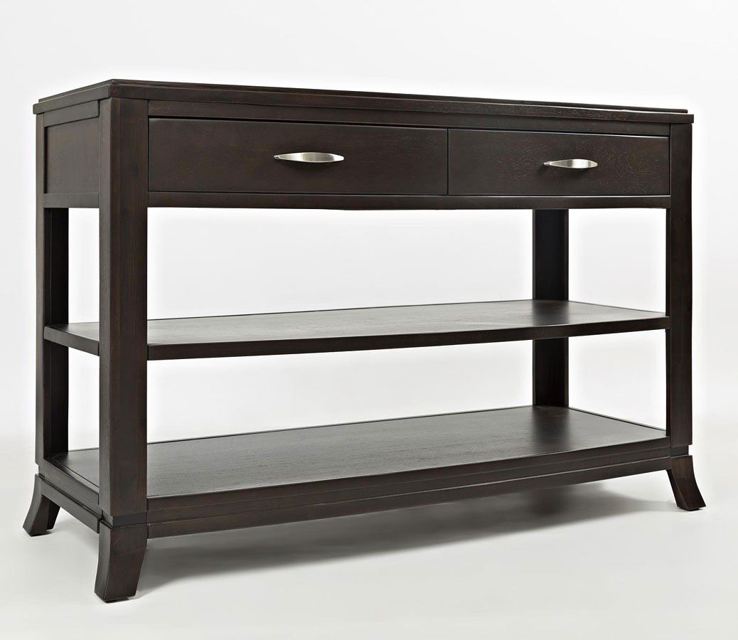 Downtown Sofa/ Media Table By Jofran Furniture | Furniturepick for How Downtown Sofa Table Styles Reflect Urban Living Trends and Modern Aesthetics