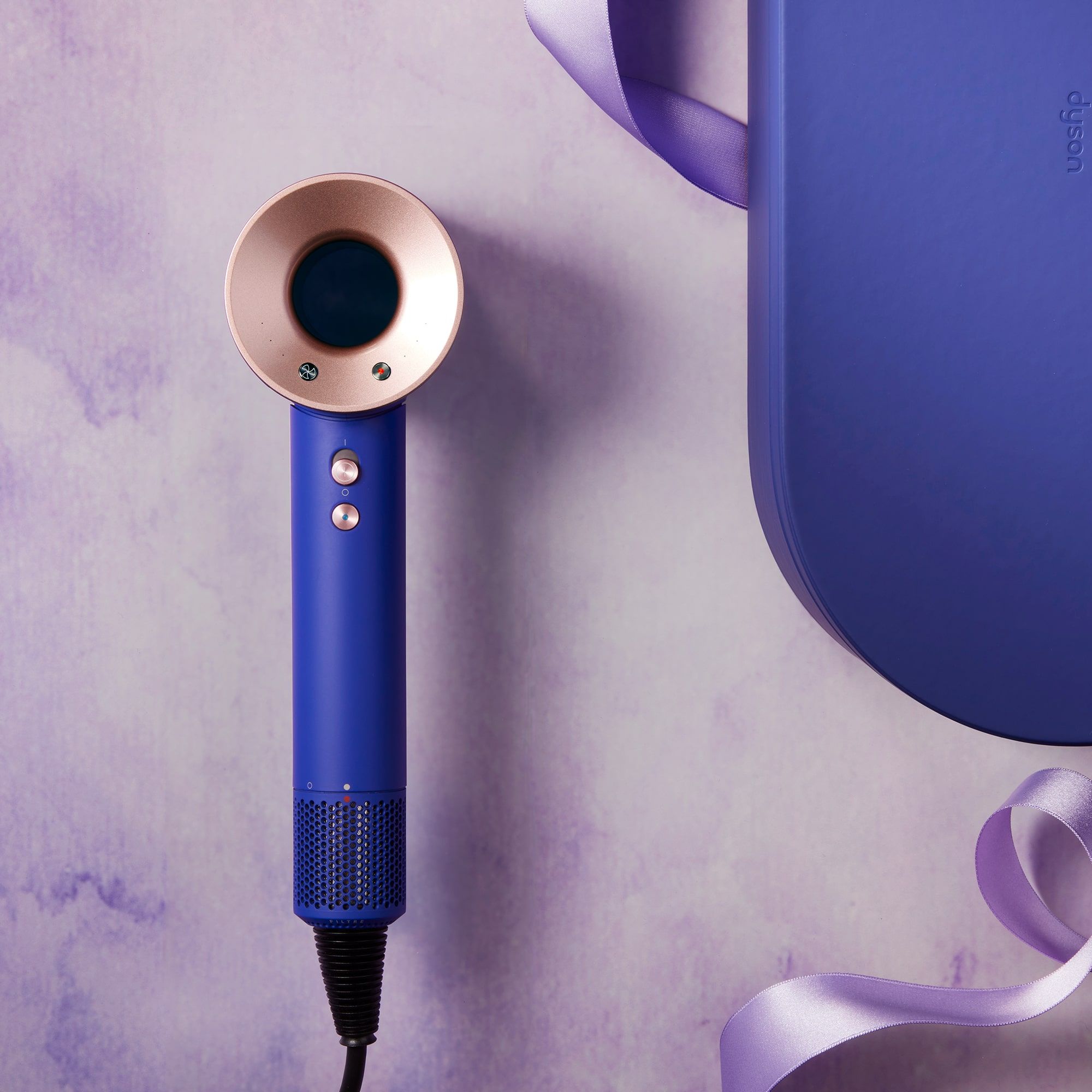 Dyson Now Has A New Vinca Blue & Rosé Colourway inside Dyson Three Table Cocktail Set