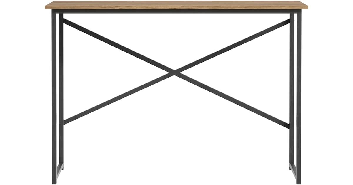 Elegant Lighting Af12141Nat Billie 41" Wide Wood Veneer Top Iron ... intended for Elegant Lighting Af12141 Billie 41"W Wood Veneer Top Iron Console - Natural