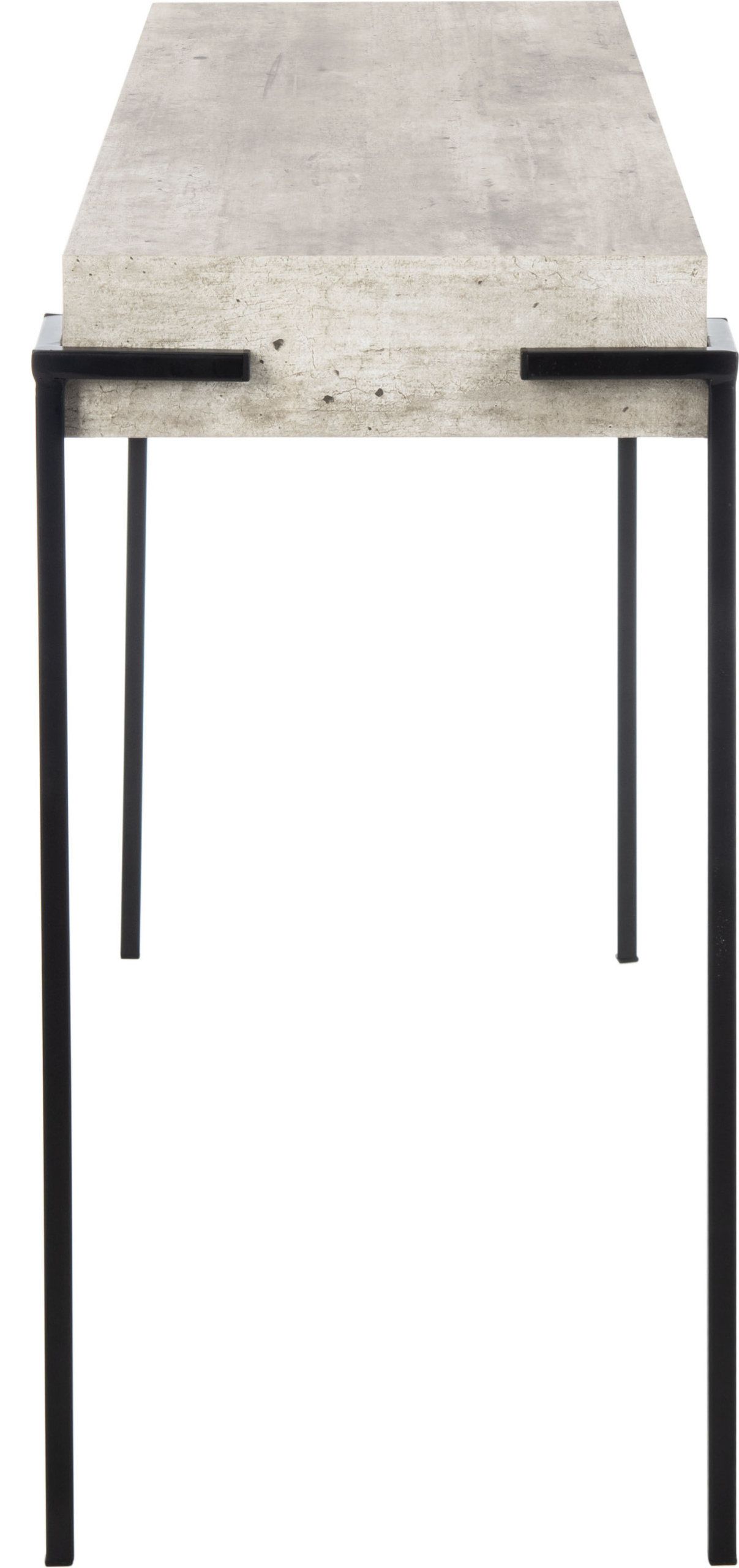Eli Rectangle Console Table - Industrial - Console Tables - By ... throughout Achieving a Chic Entryway with the Eli Console Table Light Grey/Black