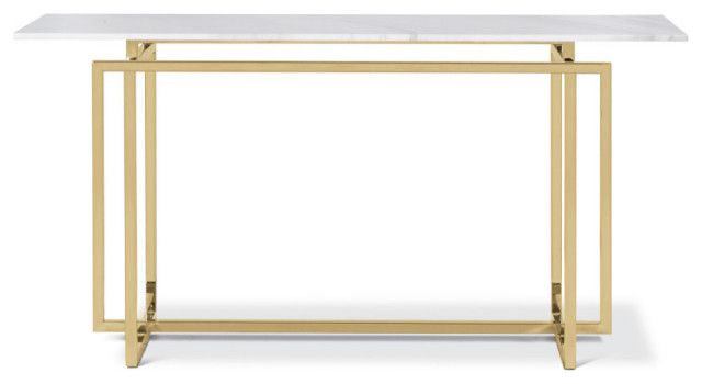 Elmore Console Table - Contemporary - Console Tables - By Lievo | Houzz throughout The Artisan Craft Behind Elmore Console Table and Its Golden Elegance