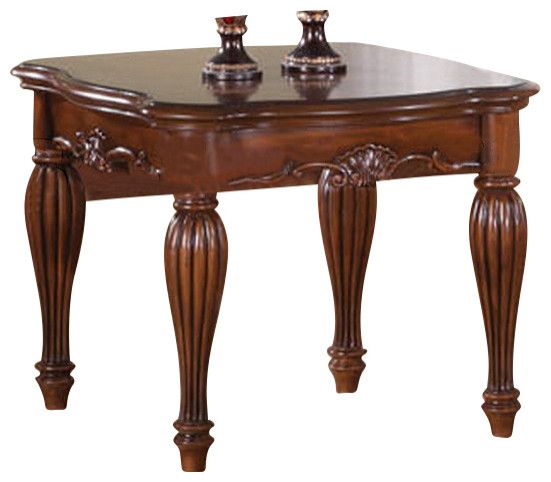 Emma Mason Signature Dream End Table In Cherry - Traditional - Side ... within How the Emma Mason Signature Dream Sofa Table in Cherry enhances living spaces