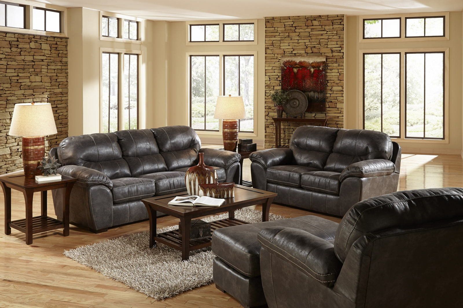 Emma Mason Signature Lanny Sofa In Steel - Transitional - Sofas - By ... inside Emma Mason Signature Lanny Queen Sleeper In Steel