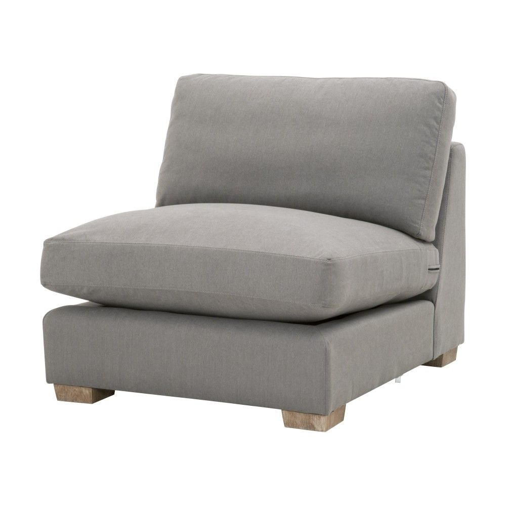 Essentials For Living Hayden Modular Taper 1-Seat Armless Sofa Chair ... inside Creating Flexible Living Environments with Belen Kox's Innovative Chair System