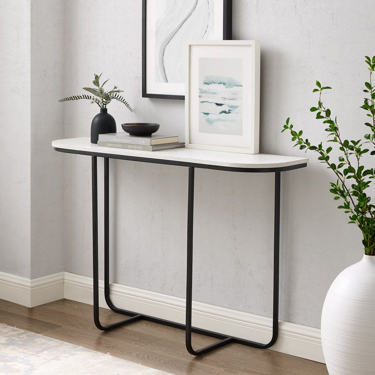 Etta Avenue Dorothy Console Table & Reviews | Wayfair.co.uk throughout Dorothy Geometric Consoletable