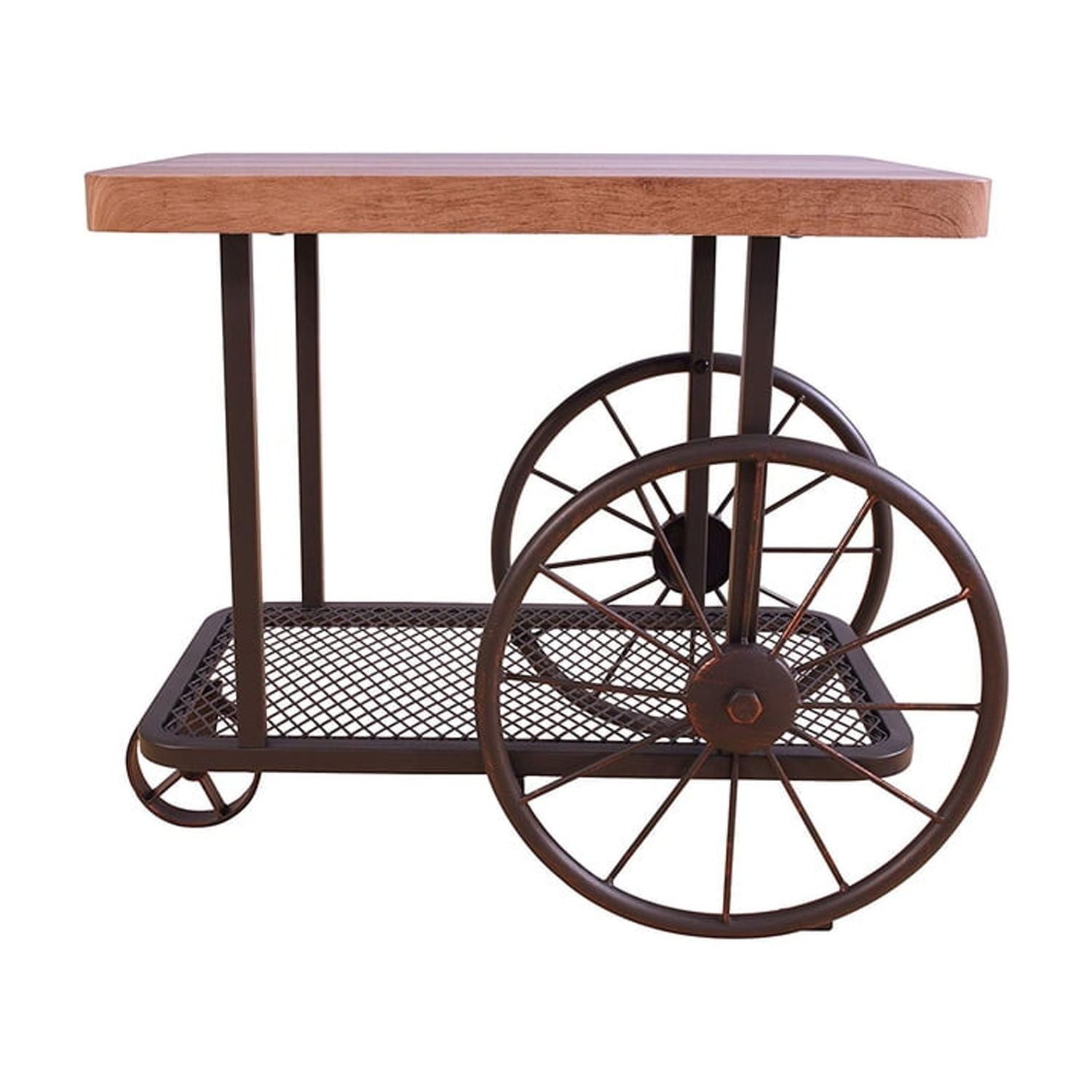 Francie End Table Oak &amp;amp; Antique Gray - Walmart.com regarding Understanding the Appeal of Francie Sofa Table in Oak and Antique Gray Finish