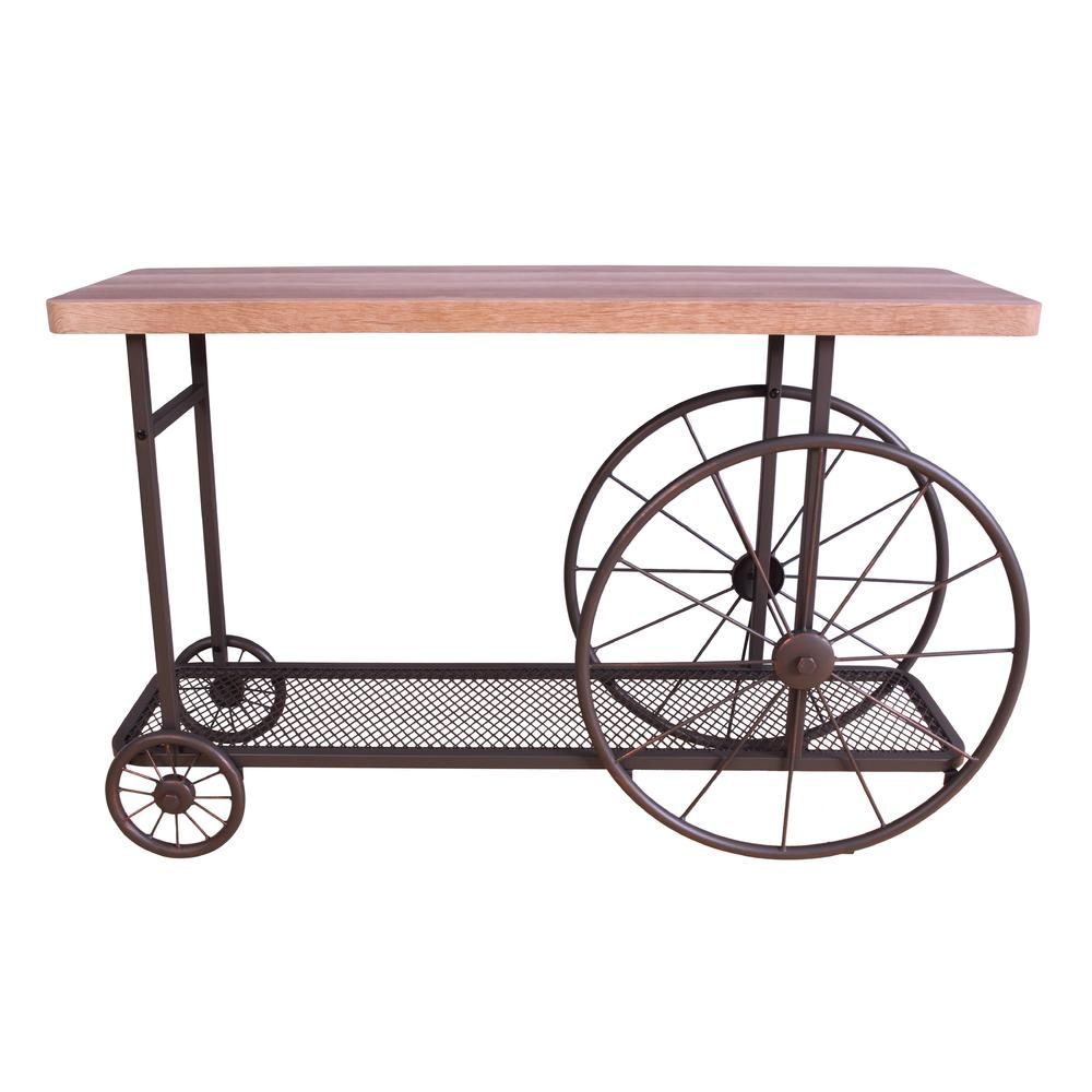 Francie Sofa Table, Oak &amp;amp; Antique Gray intended for Francie Sofa Table, Oak &amp;amp; Antique Gray