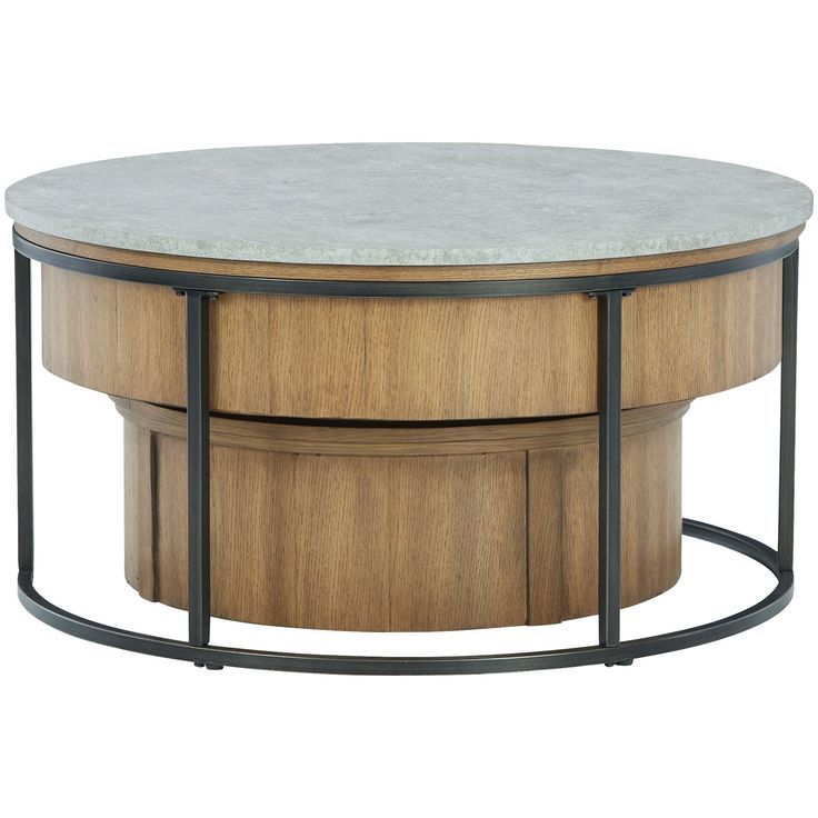 Fridley Set Of 2 Nesting Coffee Tables | Mesa De Centro Madera, Coffee ... with regard to Fridley Nesting Coffee Table, Set Of 2