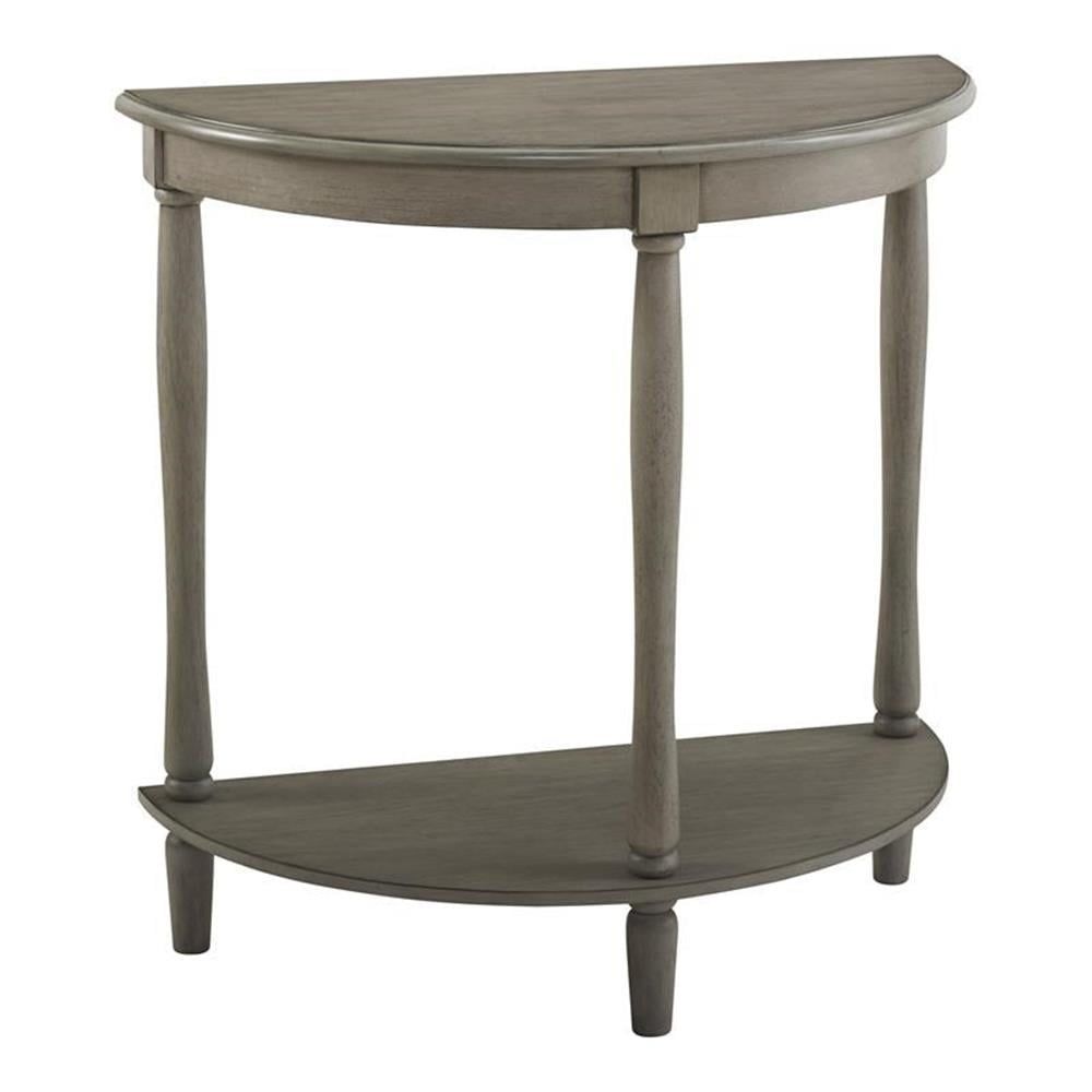 Furniture Of America Viceroy Wood 1-Shelf Console Table In Antique Gray ... in How to Choose the Right 1-Shelf Console for Your Living Space