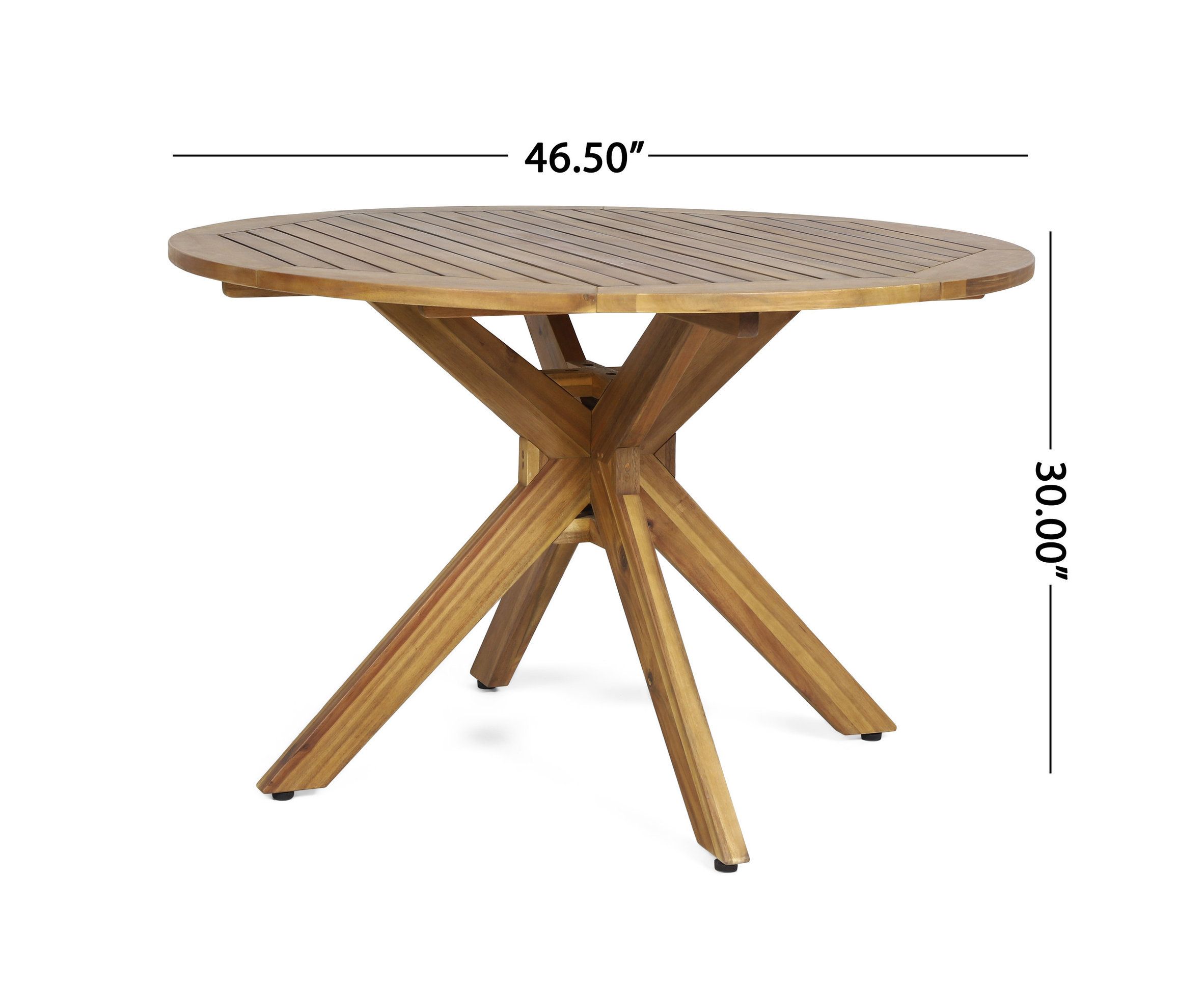 Gdf Studio 5-Piece Stanford Outdoor Acacia Wood Dining Set ... regarding A Deeper Look into the Durability of the Stanford Outdoor Dining Set