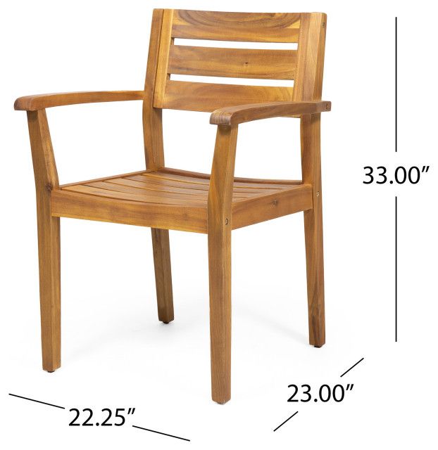 Gdf Studio 5-Piece Stanford Outdoor Acacia Wood Dining Set ... with A Deeper Look into the Durability of the Stanford Outdoor Dining Set