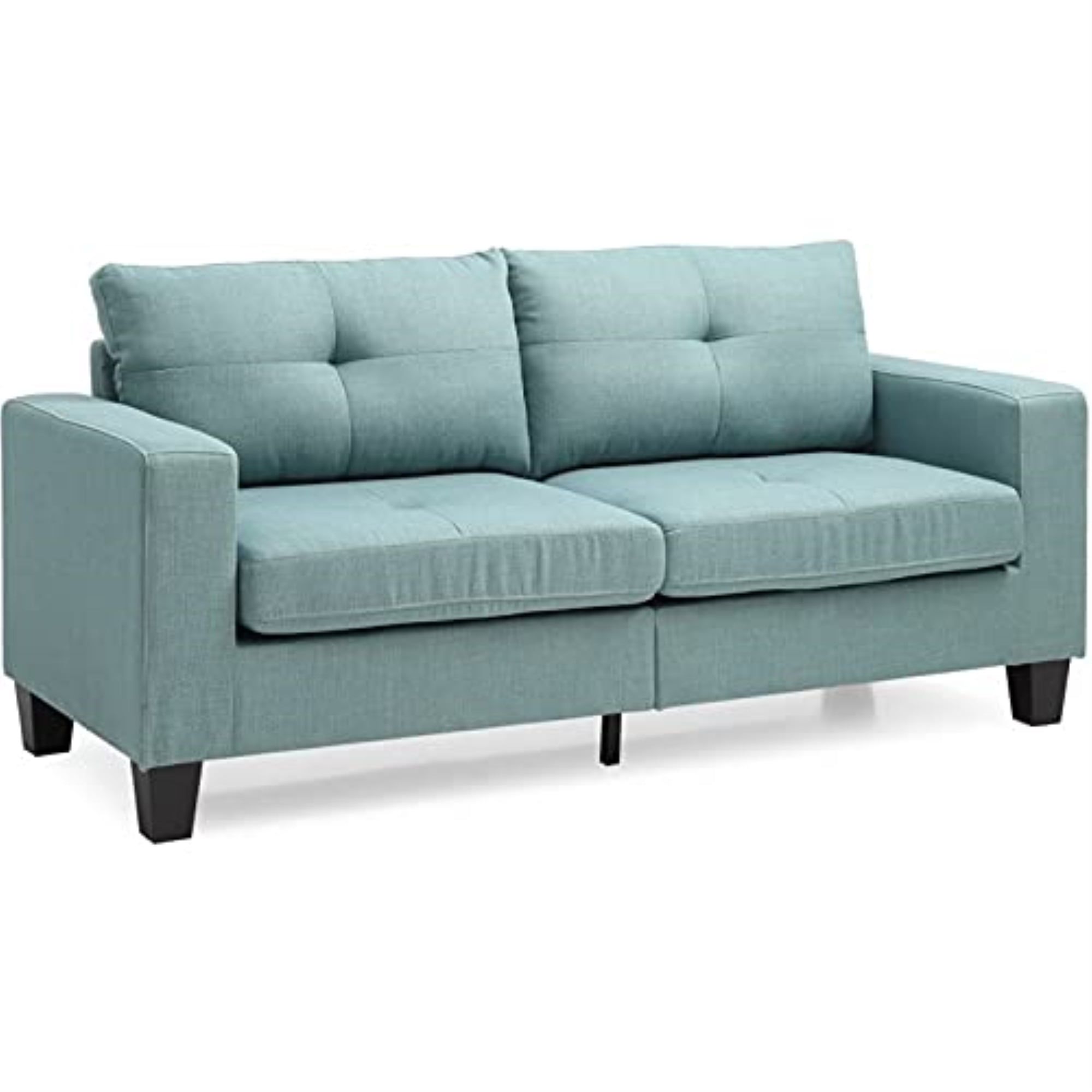 Glory Furniture Newbury Twill Fabric Modular Sofa In Teal - Walmart.com with Glory Furniture Andrews Twill Fabric Upholstered Sleeper Sofa In Yellow