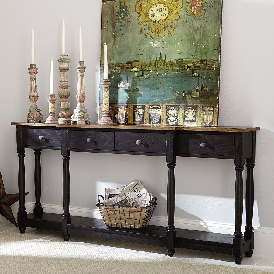 Hidden Treasures Drawer Console By Hammary | Furniturepick intended for Hammary Hidden Treasures Drawer Console, Oak 090-640