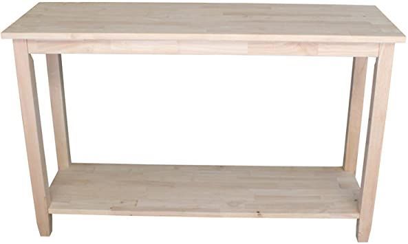 Ic International Concepts Solano Console Table, 48 In W X 16 In D X 30 ... with regard to Solano Console - Server Table