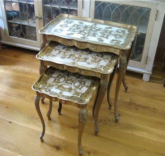 Image Gallery Of Antique Gold Nesting Console Tables (View 14 Of 20 Photos) for Unveiling the Versatility of Carrick Nesting Console Tables