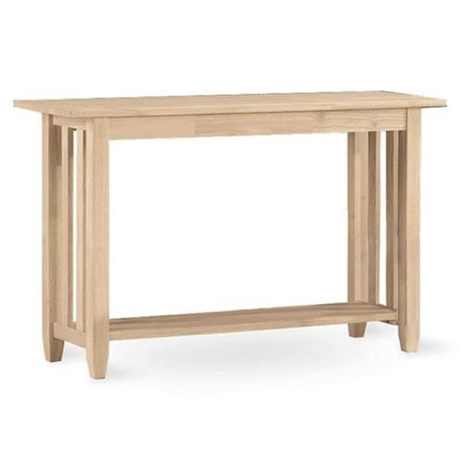 International Concepts Mission Unfinished Sofa Table - Walmart.com in Understanding the Appeal of International Concepts Mission Unfinished Sofa Table