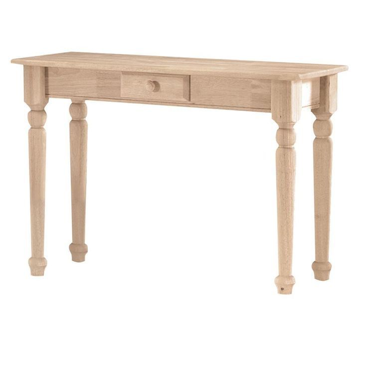 International Concepts Unfinished Storage Console Table Bj7S - The Home ... pertaining to The Complete Guide to Maintaining and Enhancing Your Vista Console Sofa Table Unfinished