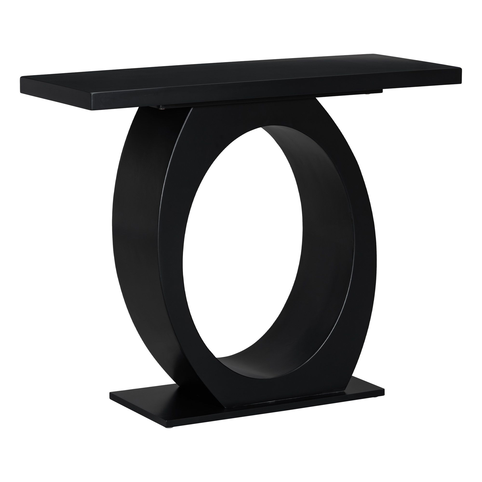 Ivy Bronx Chic Modern Console Table With Egg-Shaped Base | Wayfair inside Beyond Aesthetics: The Functional Benefits of the GDF Studio Beige Console Table