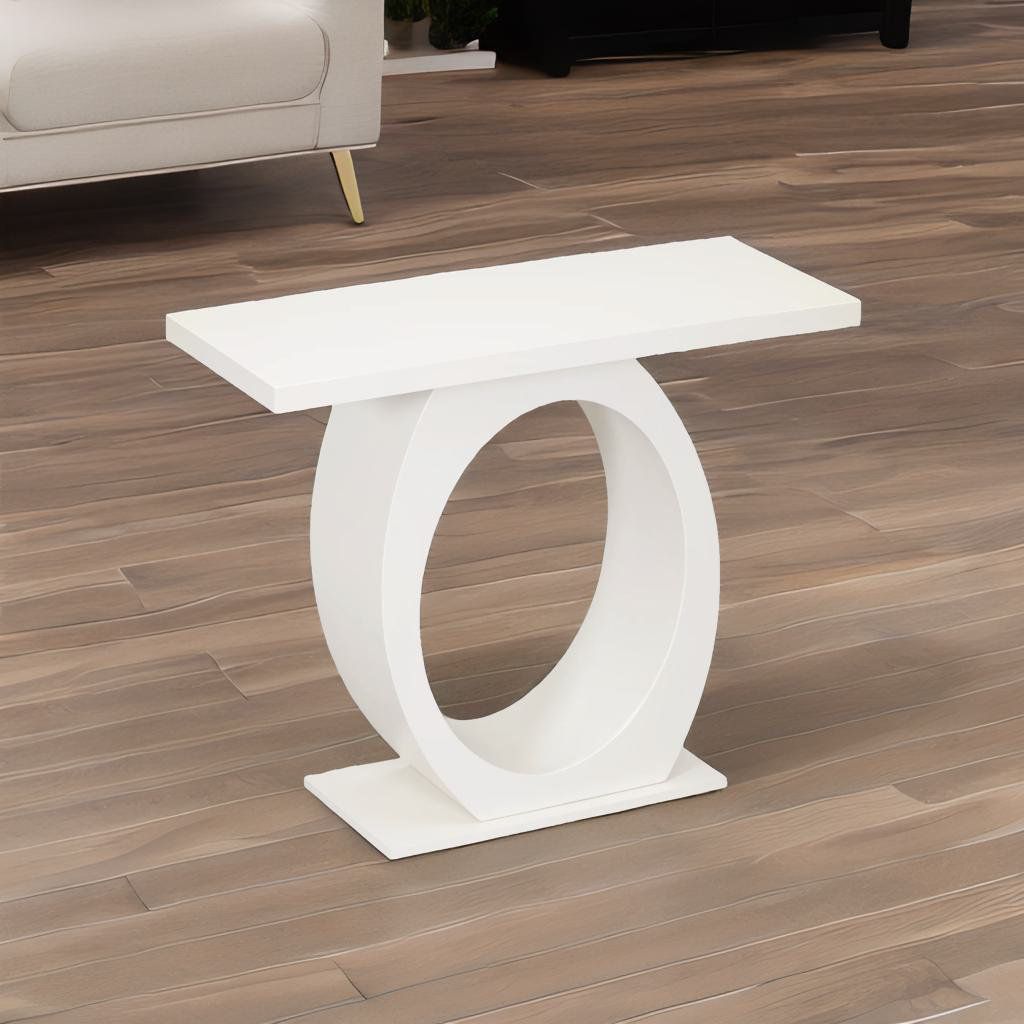 Ivy Bronx Console Table With Egg-Shaped Base - Wayfair Canada with regard to Gdf Studio Modern Console Table With Egg-Shaped Base, Gray