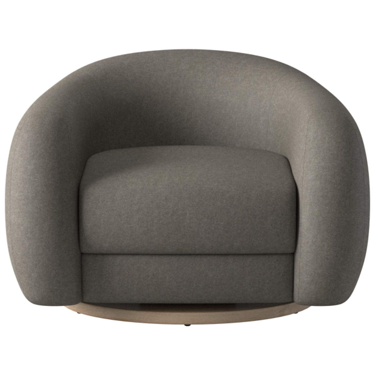 Laszlo Swivel Chair Angel Pewter By Ross Cassidy + Reviews | Cb2 in Ross Console - Hand-Brushed Pewter