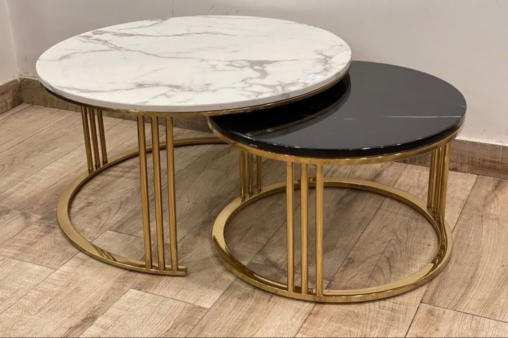 Luxury Marble Nesting Tables – Dura Furniture within Ellery Marble Nesting Tables
