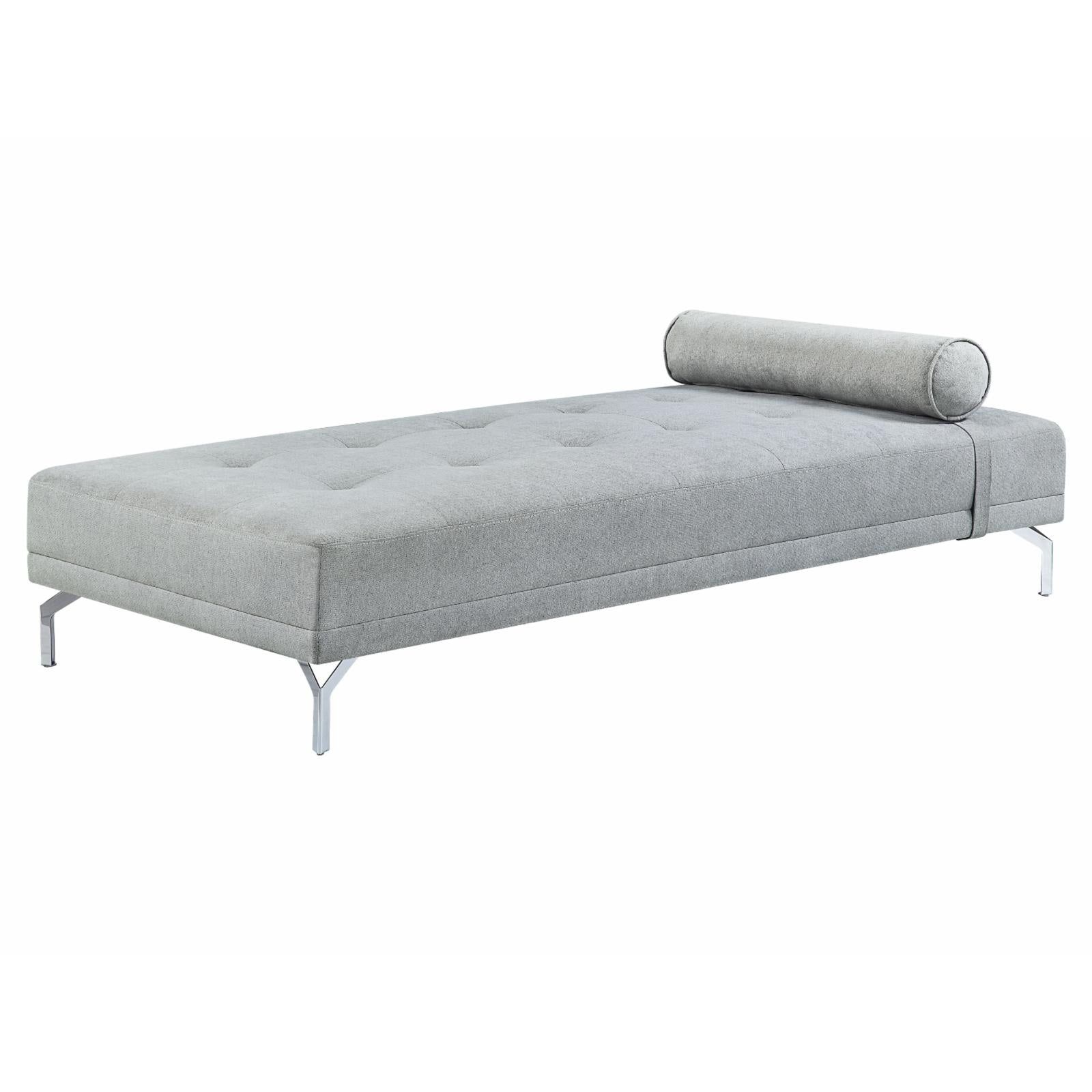 Lv00826 - Sofa Bed W/Pillow, Gray Melange Velvet - Quenti - Walmart.com throughout Making the Most of Your Quenti Sofa Bed Practical Tips and Tricks