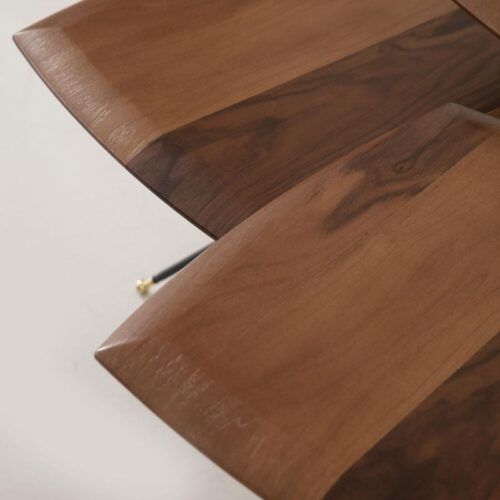 Mandala Nesting Tables | Onesto Home in Set Of 3 Walnut Brown Stackable Mandala Nesting Tables 24"