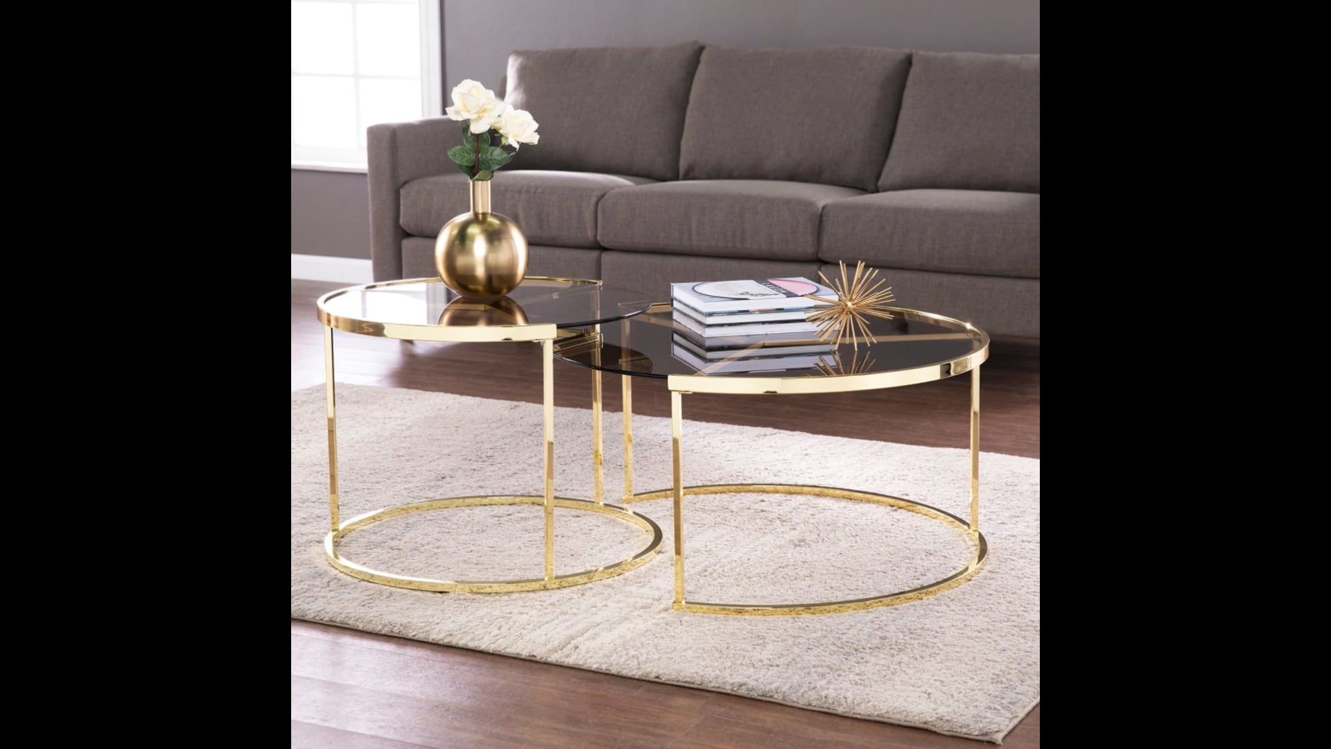 Marlana 2-Piece Nesting Cocktail Table Set - Contemporary - Coffee ... with regard to Exploring the Versatility of Marlana 2-Piece Nesting Cocktail Table Set for Different Room Layouts
