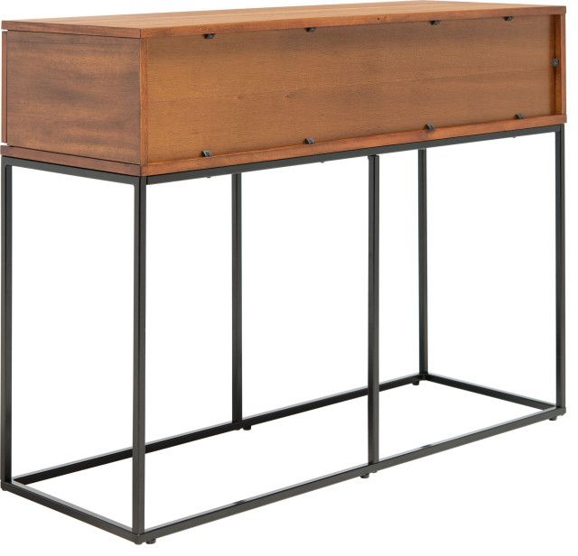 Marquise 2 Drawers Console Table - Industrial - Console Tables - By Hedgeapple | Houzz for Bringing Warmth Home The Safavieh Marquise Console Table in Brown