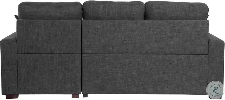 Mccafferty Dark Gray 2 Piece Sectional With Pull Out Bed From ... throughout Creating Versatile Living Areas Through Strategic Furniture Selection