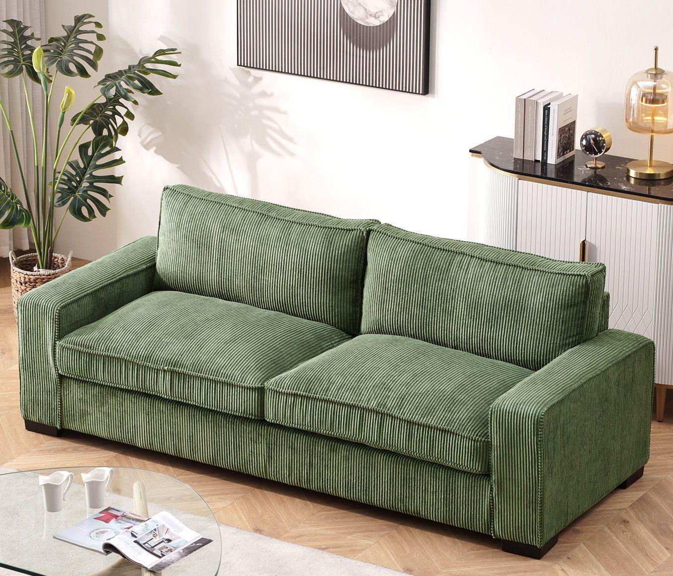 Mercer41 Kulpmont 79.5&amp;#039;&amp;#039; Corduroy Sofa | Wayfair regarding Exploring the Comfort and Durability of Corduroy Upholstery