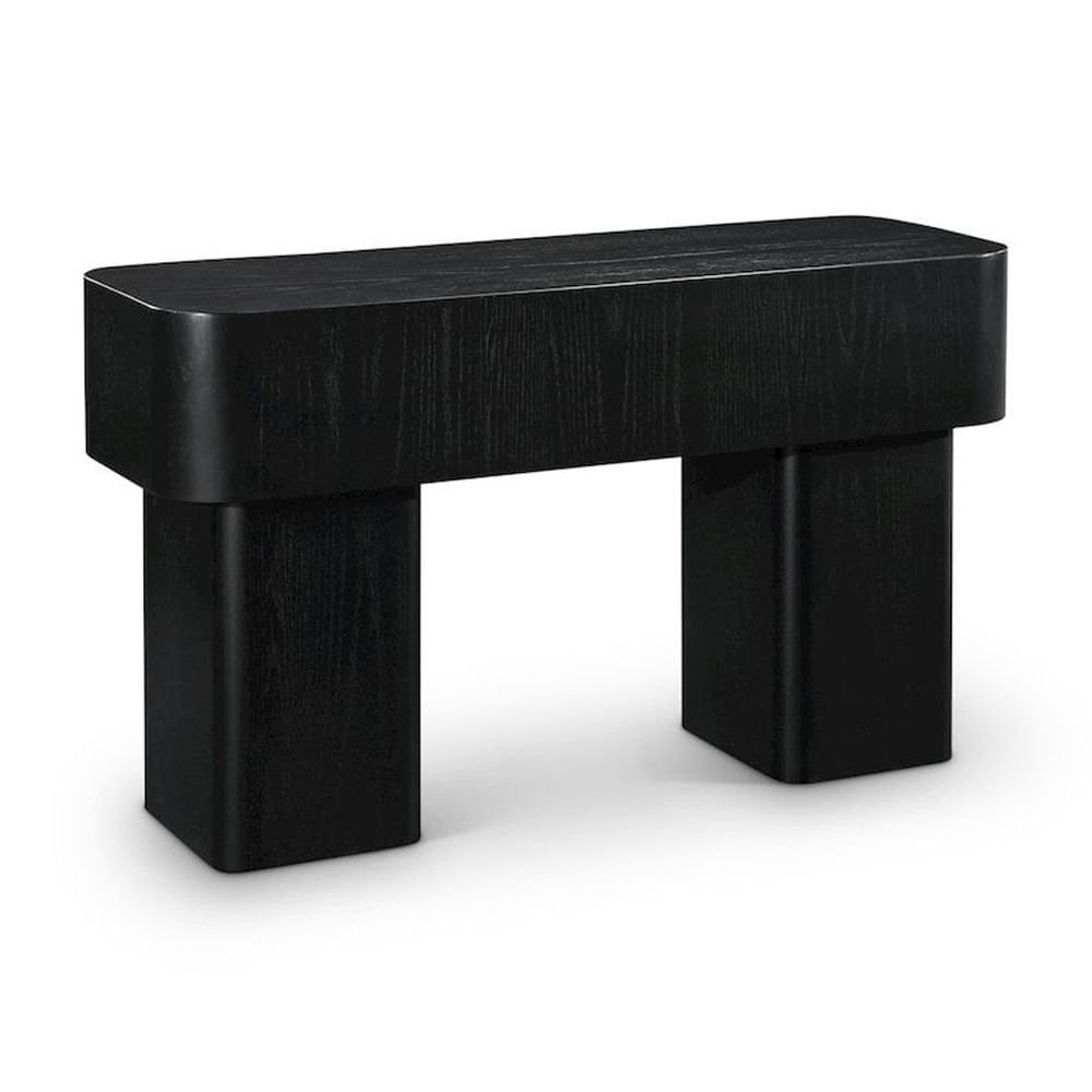 Meridian Furniture Oakmont Oak Oak Veneer Console Table - Walmart.com with regard to Oakmont Veneer Coffee Table, Brown, Console Table